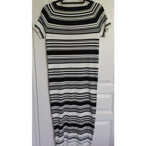 SPLASH BODY FIT KNITTED LONG DRESS (UK 16 US 12)